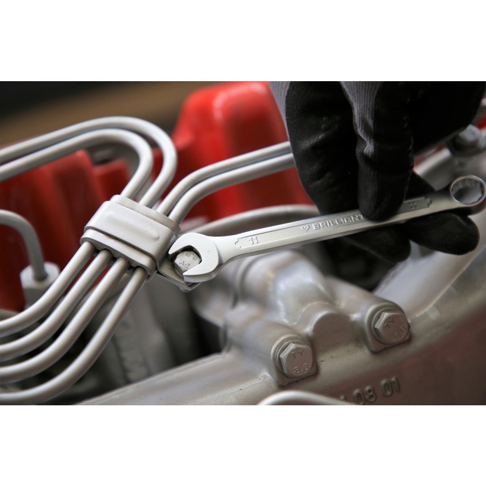 Produktabbildung Nr. 7: BRILLIANT TOOLS Ring-Maulschlüssel, 11 mm