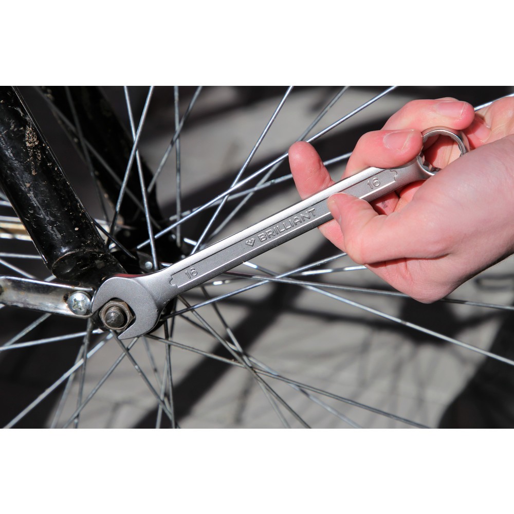 Produktabbildung Nr. 10: BRILLIANT TOOLS Ring-Maulschlüssel, 16 mm