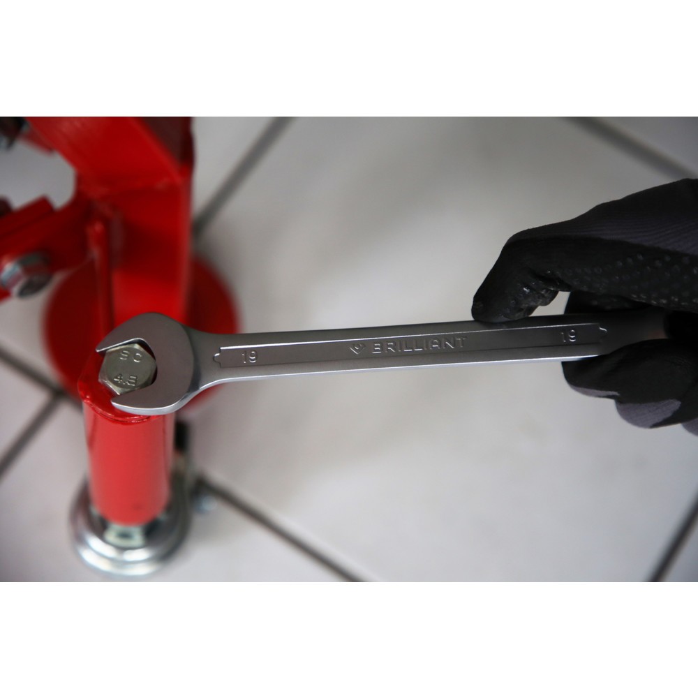 Produktabbildung Nr. 12: BRILLIANT TOOLS Ring-Maulschlüssel, 19 mm