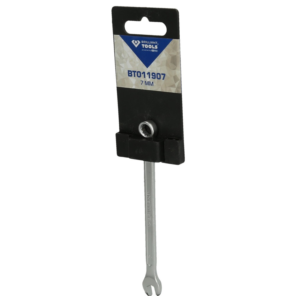 Produktabbildung Nr. 5: BRILLIANT TOOLS Ring-Maulschlüssel, 7 mm