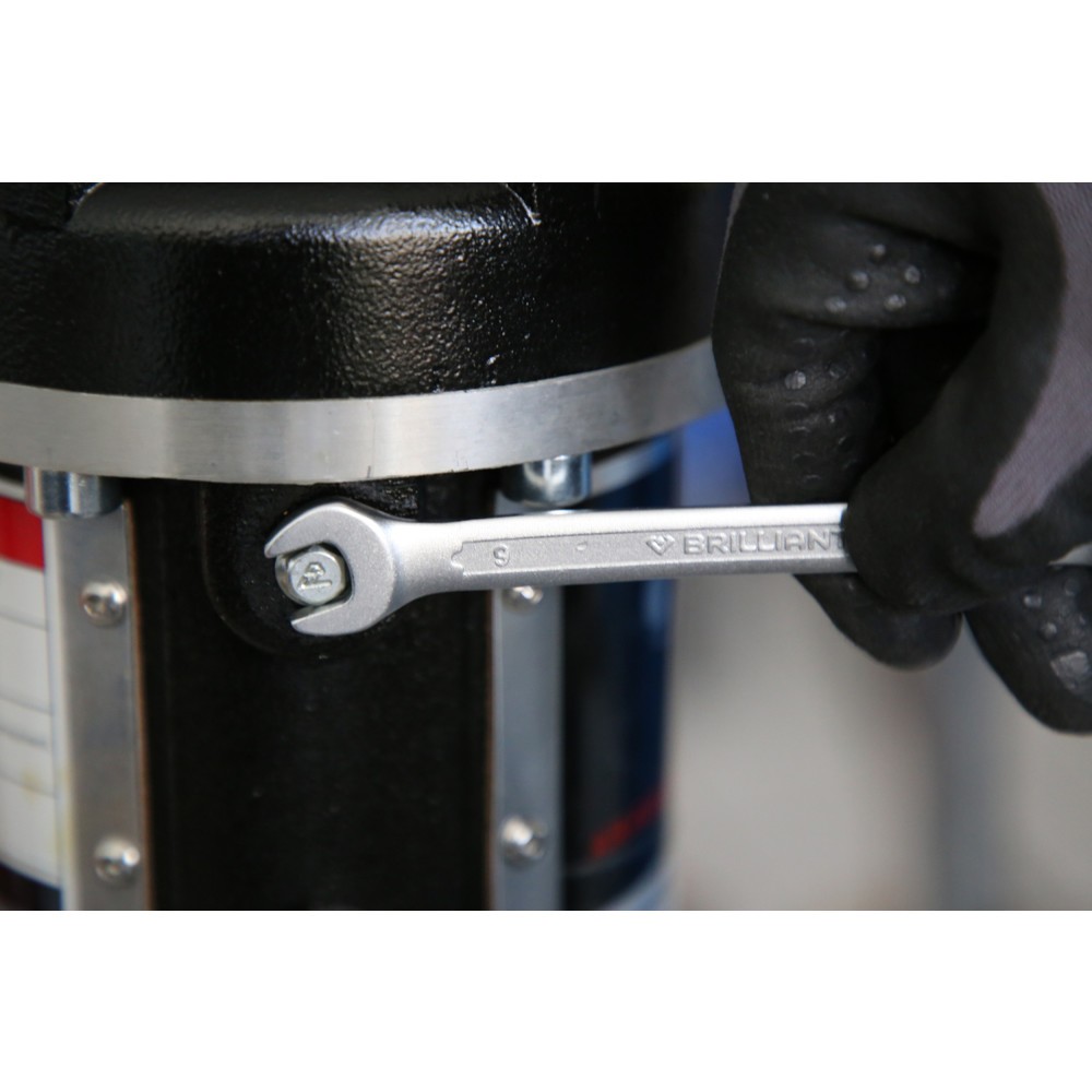 Produktabbildung Nr. 10: BRILLIANT TOOLS Ring-Maulschlüssel, 9 mm
