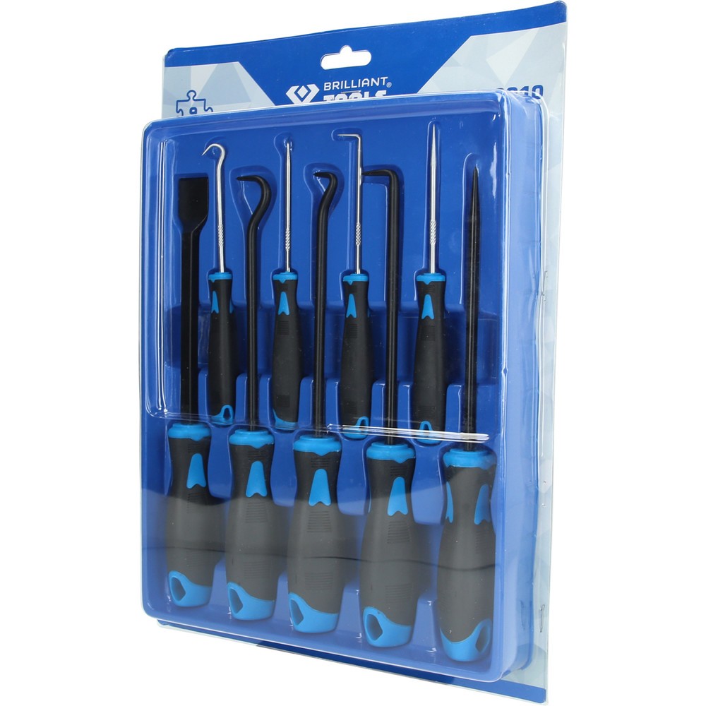 Produktabbildung Nr. 5: BRILLIANT TOOLS Schaber-Haken-Werkzeug-Satz, 9-tlg