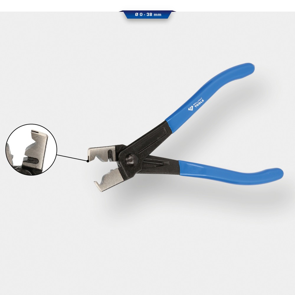 Produktabbildung Nr. 11: BRILLIANT TOOLS Schlauchschellenzange, geschmiedet