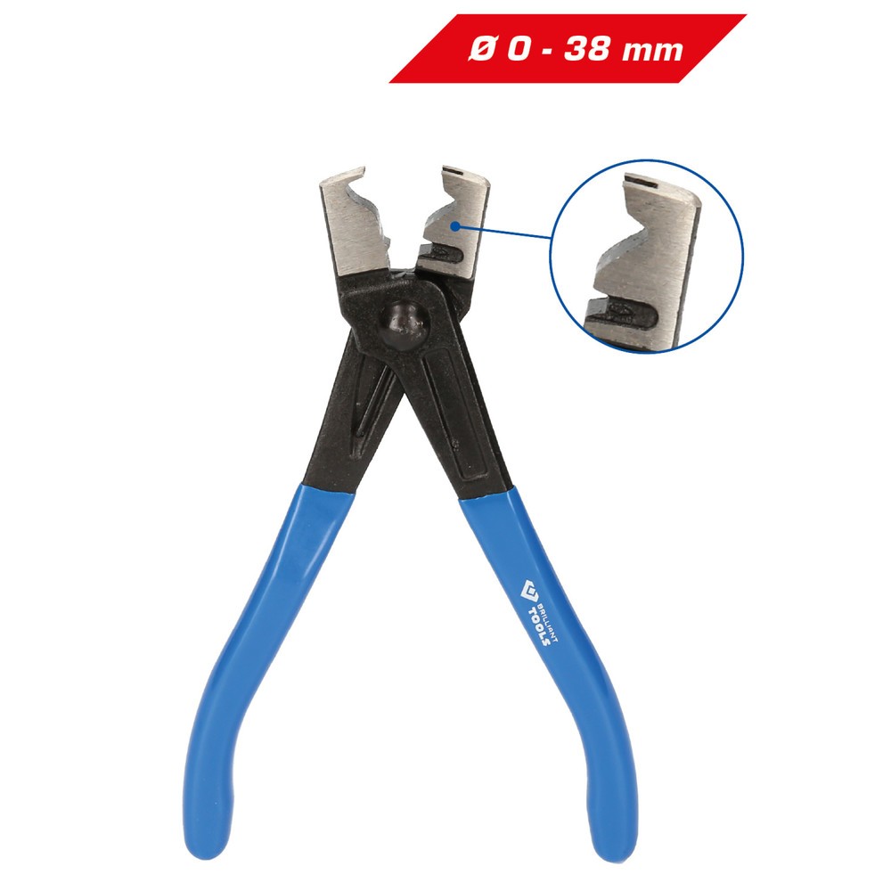 Produktabbildung Nr. 2: BRILLIANT TOOLS Schlauchschellenzange, geschmiedet