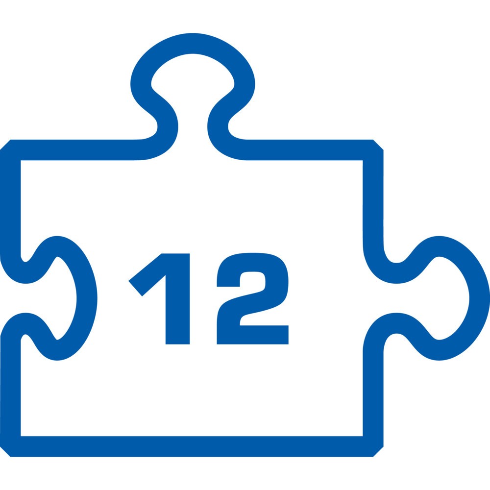 Produktabbildung Nr. 12: BRILLIANT TOOLS Zierleistenkeile-Satz, 12-tlg