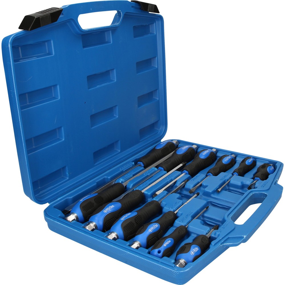 Produktabbildung Nr. 4: BRILLIANT TOOLS Schraubendreher-Satz mit Schlagkappe, 12-tlg