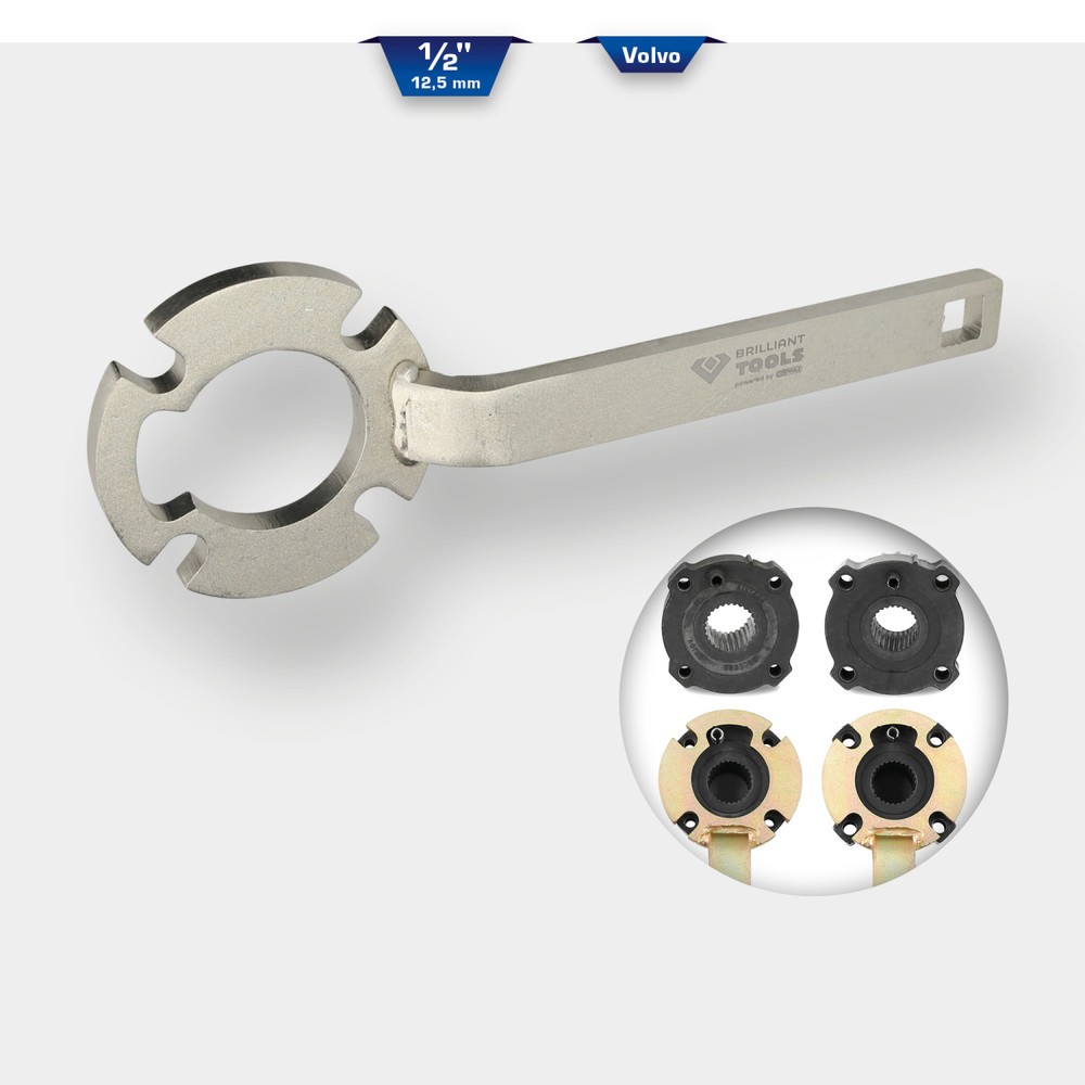 Produktabbildung Nr. 6: BRILLIANT TOOLS Schwingungsdämpfer-Halteschlüssel für Ford und Volvo