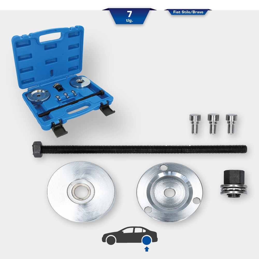 Produktabbildung Nr. 11: BRILLIANT TOOLS Silentlager-Werkzeug-Satz, für Fiat, 7-tlg