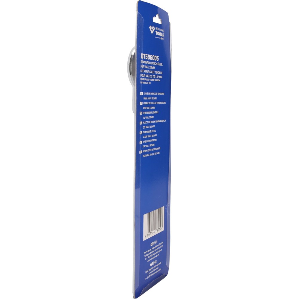 Produktabbildung Nr. 8: BRILLIANT TOOLS Spannrollenschlüssel, Zwölfkant, SW 32 mm