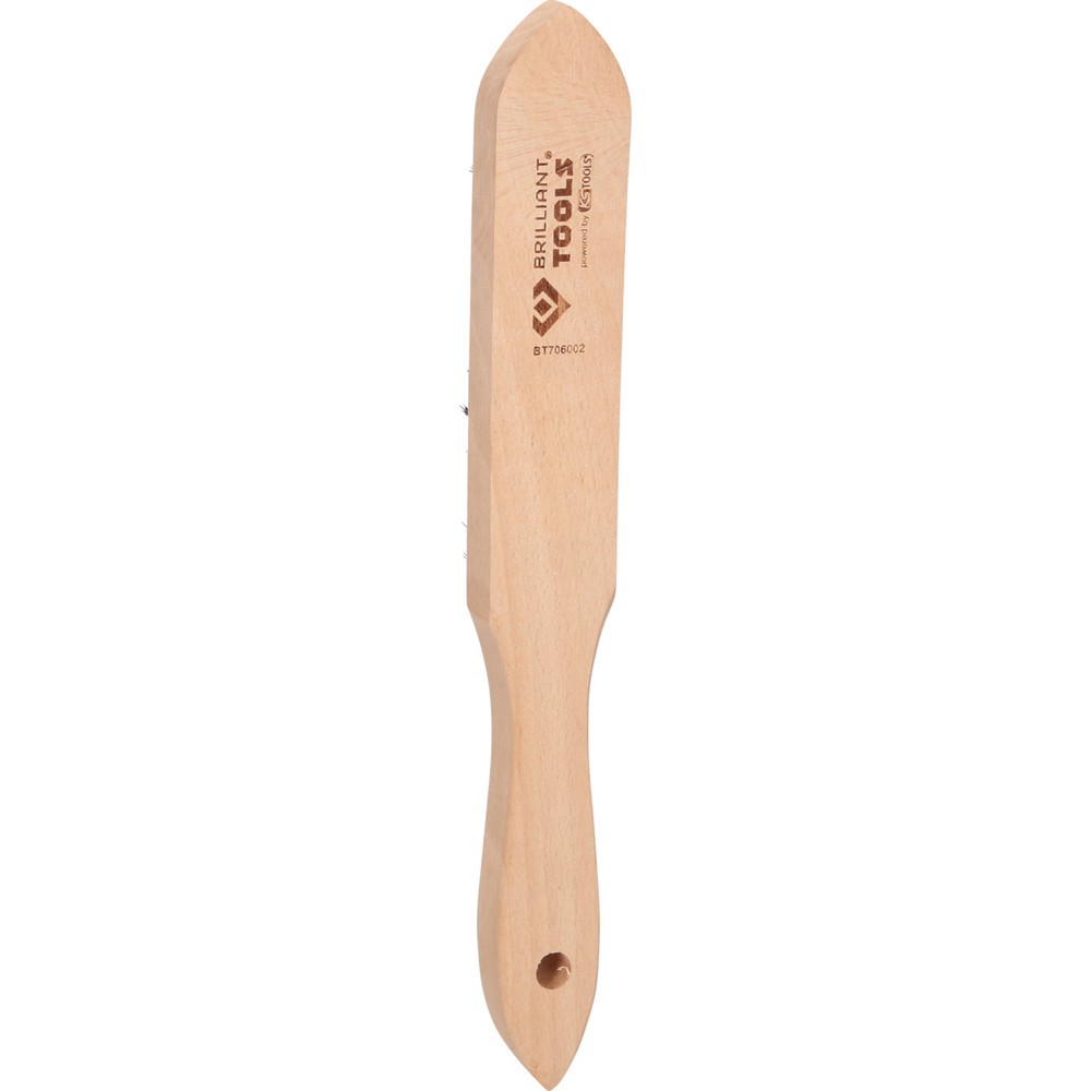Produktabbildung Nr. 2: BRILLIANT TOOLS Stahl-Handdrahtbürste 4-reihig, 290mm