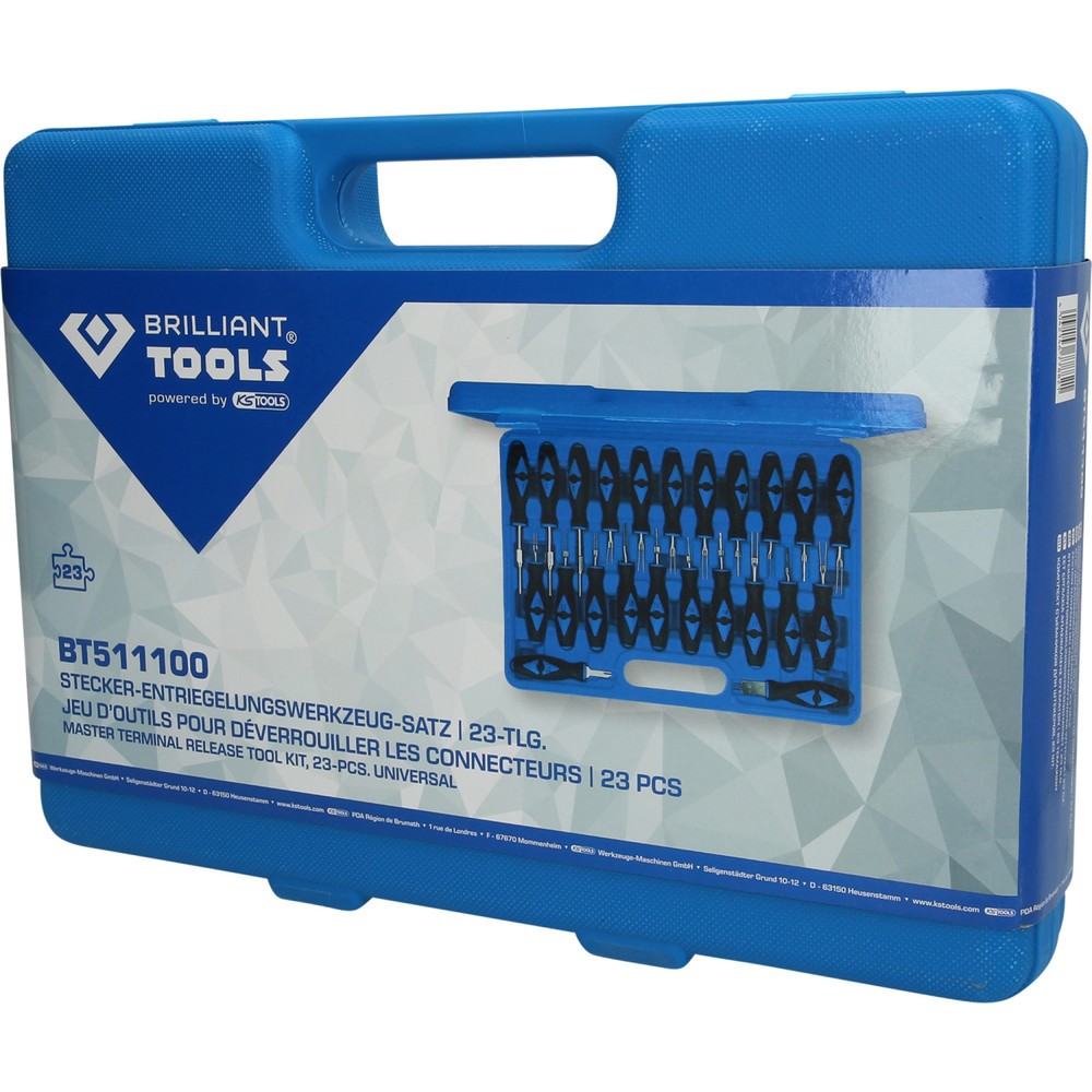 Produktabbildung Nr. 7: BRILLIANT TOOLS Stecker-Entriegelungswerkzeug-Satz, 23-tlg