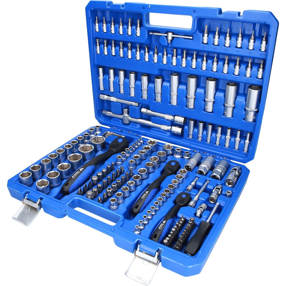 Produktabbildung: BRILLIANT TOOLS Steckschlüssel-Satz, 172-tlg, 1/4", 3/8", 1/2"