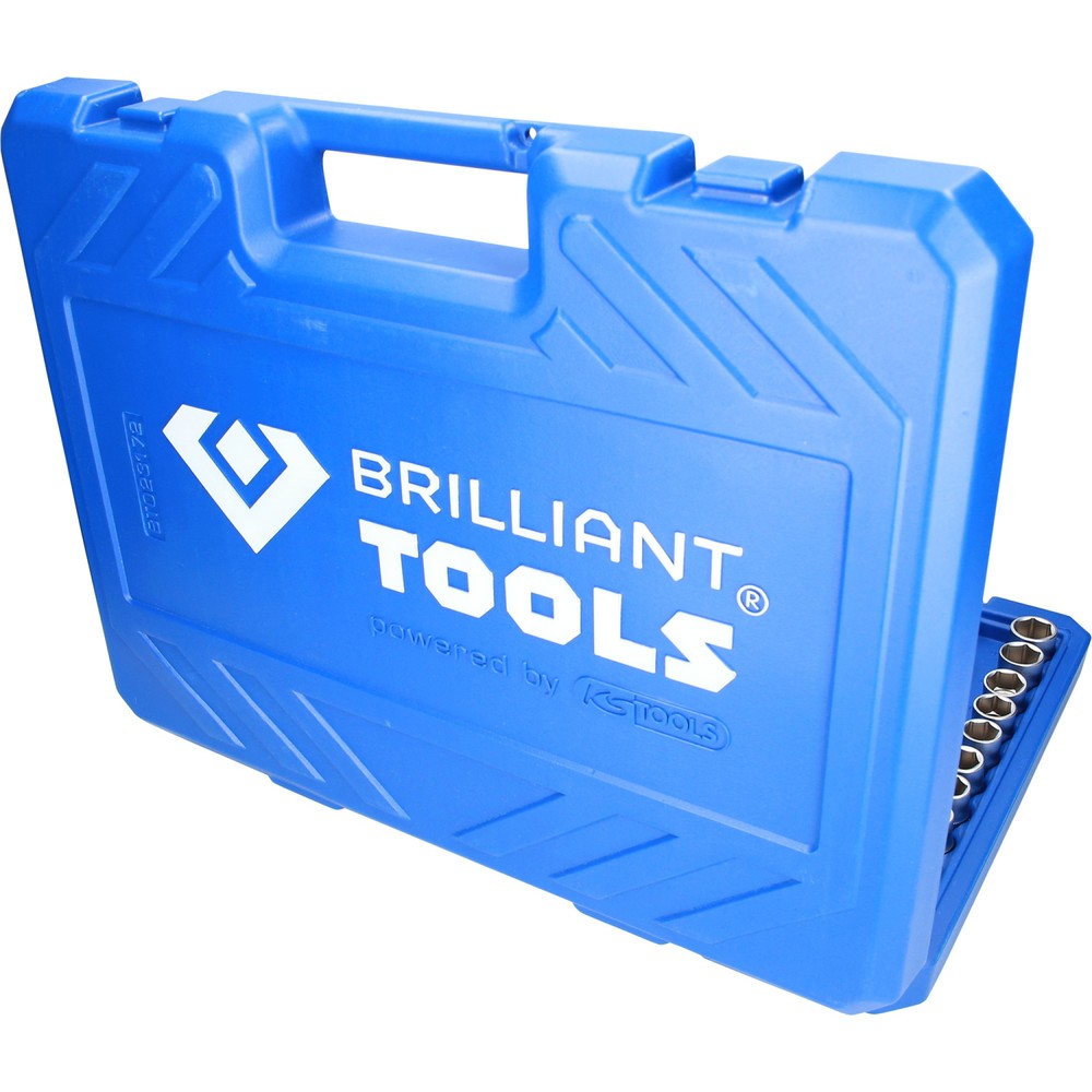 Produktabbildung Nr. 3: BRILLIANT TOOLS Steckschlüssel-Satz, 172-tlg, 1/4", 3/8", 1/2"