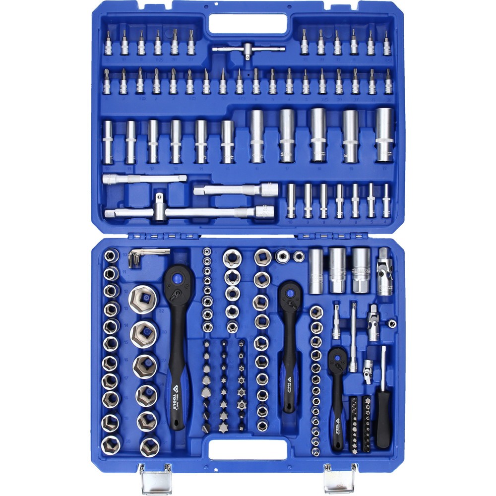 Produktabbildung Nr. 7: BRILLIANT TOOLS Steckschlüssel-Satz, 172-tlg, 1/4", 3/8", 1/2"