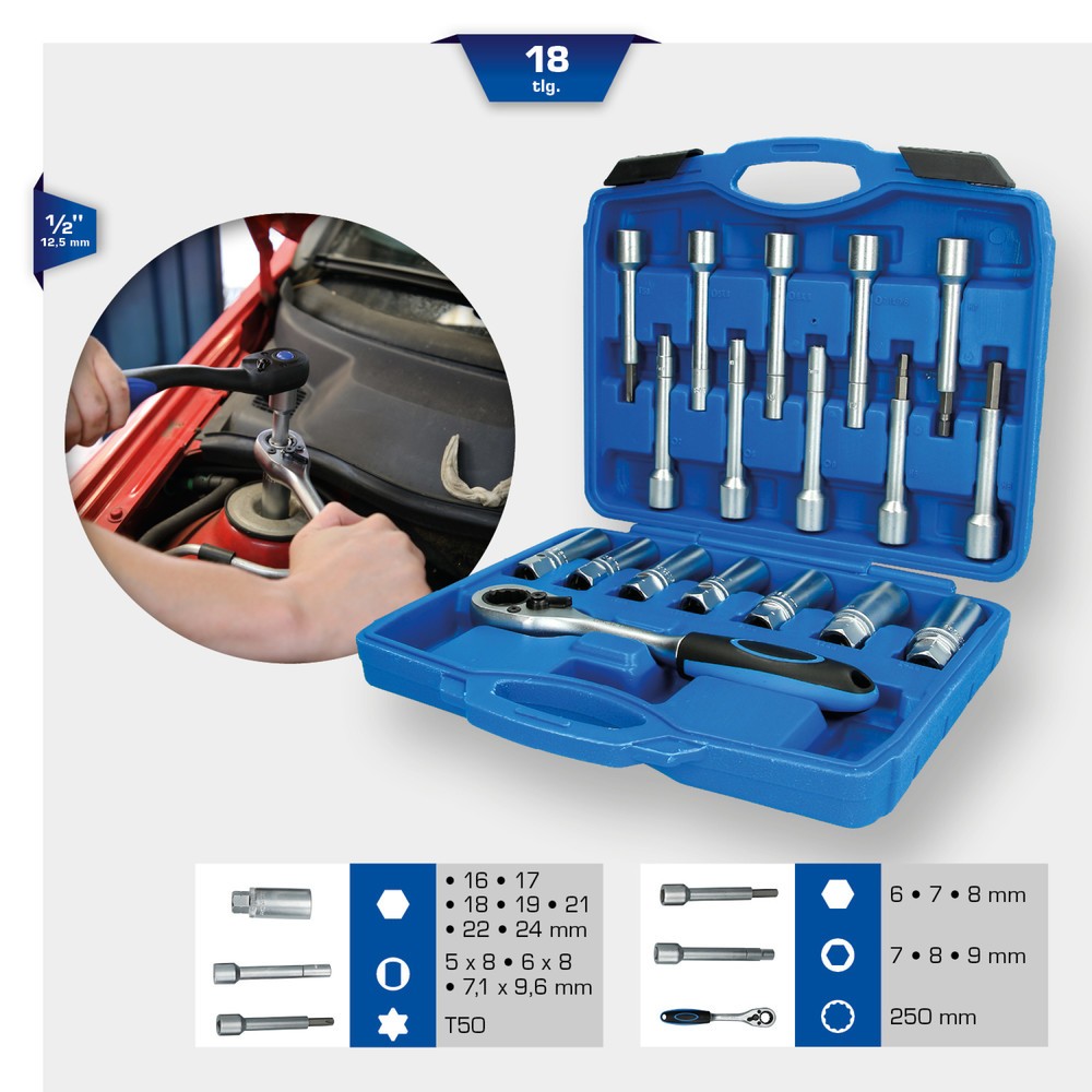 Produktabbildung Nr. 11: BRILLIANT TOOLS Stoßdämpfer-Werkzeug-Satz, 18-tlg