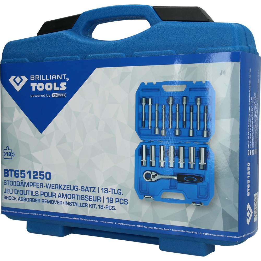 Produktabbildung Nr. 5: BRILLIANT TOOLS Stoßdämpfer-Werkzeug-Satz, 18-tlg