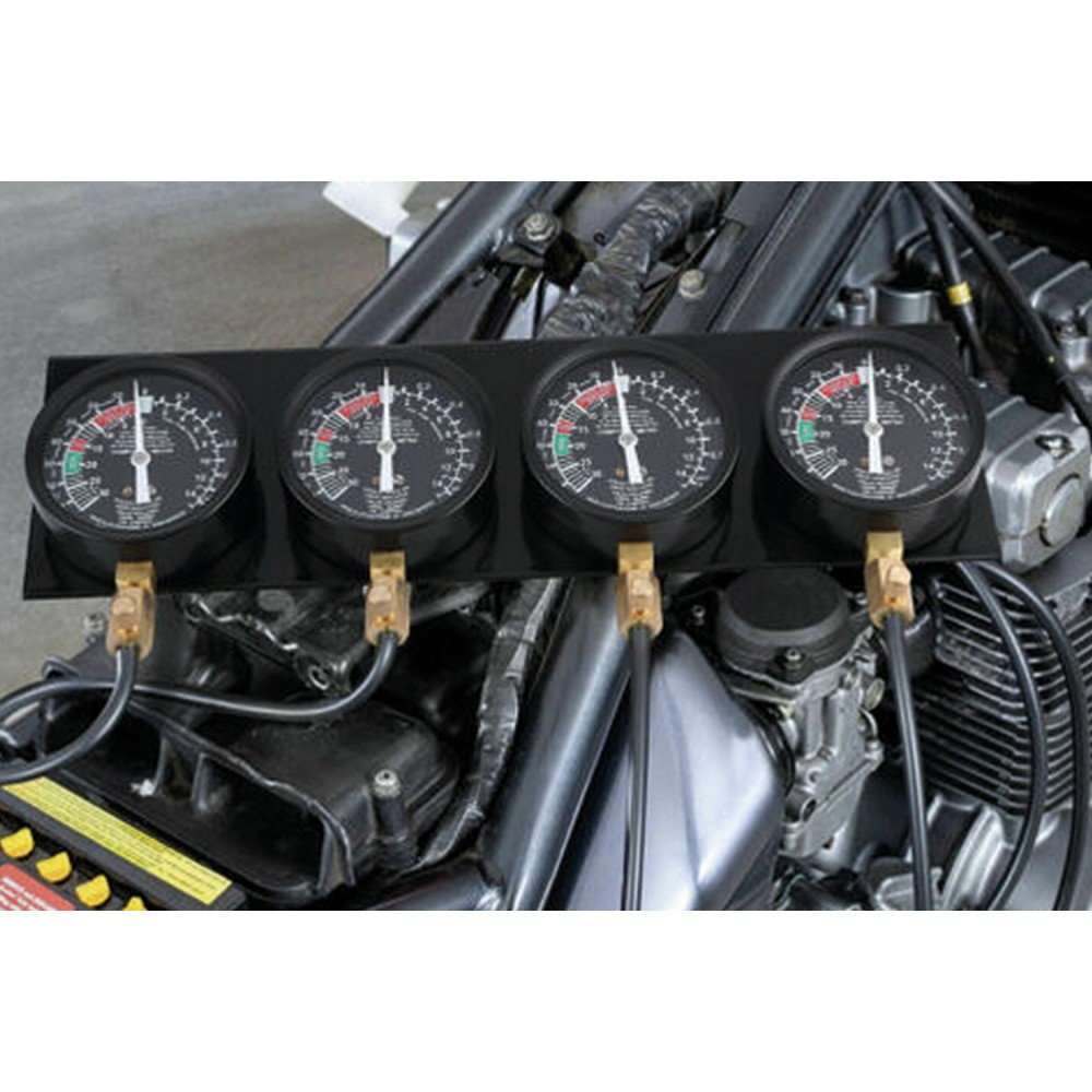 Produktabbildung Nr. 14: BRILLIANT TOOLS Synchron-Vergaser-Testgerät, mit 4 Synchronuhren, 26-tlg
