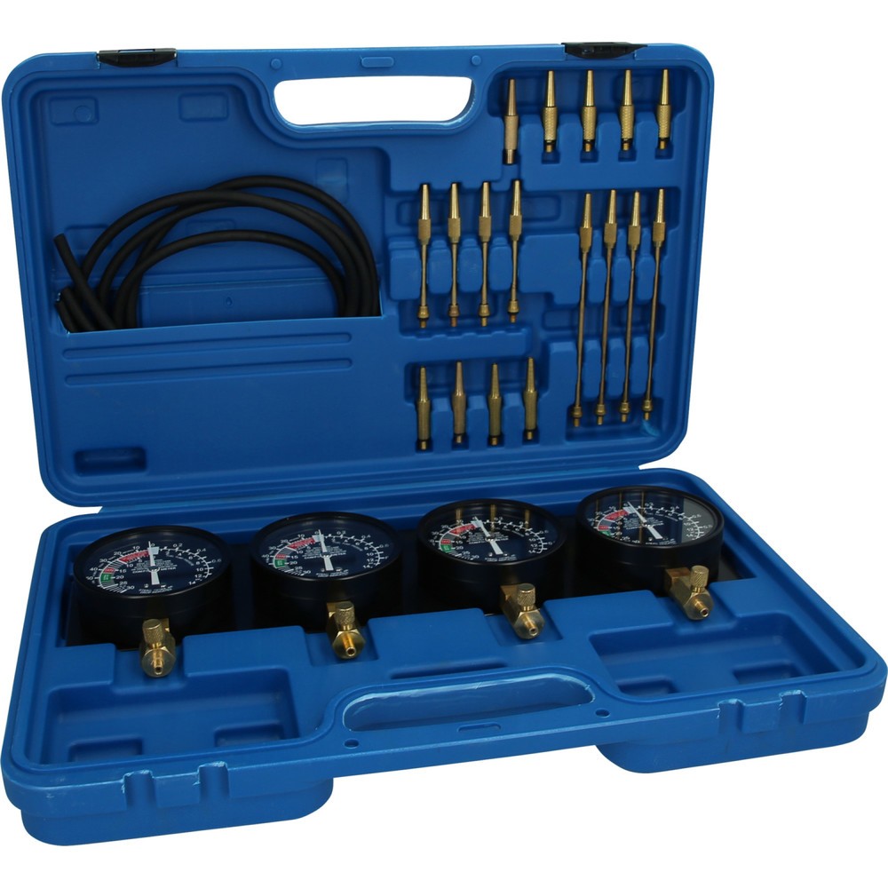 Produktabbildung Nr. 8: BRILLIANT TOOLS Synchron-Vergaser-Testgerät, mit 4 Synchronuhren, 26-tlg