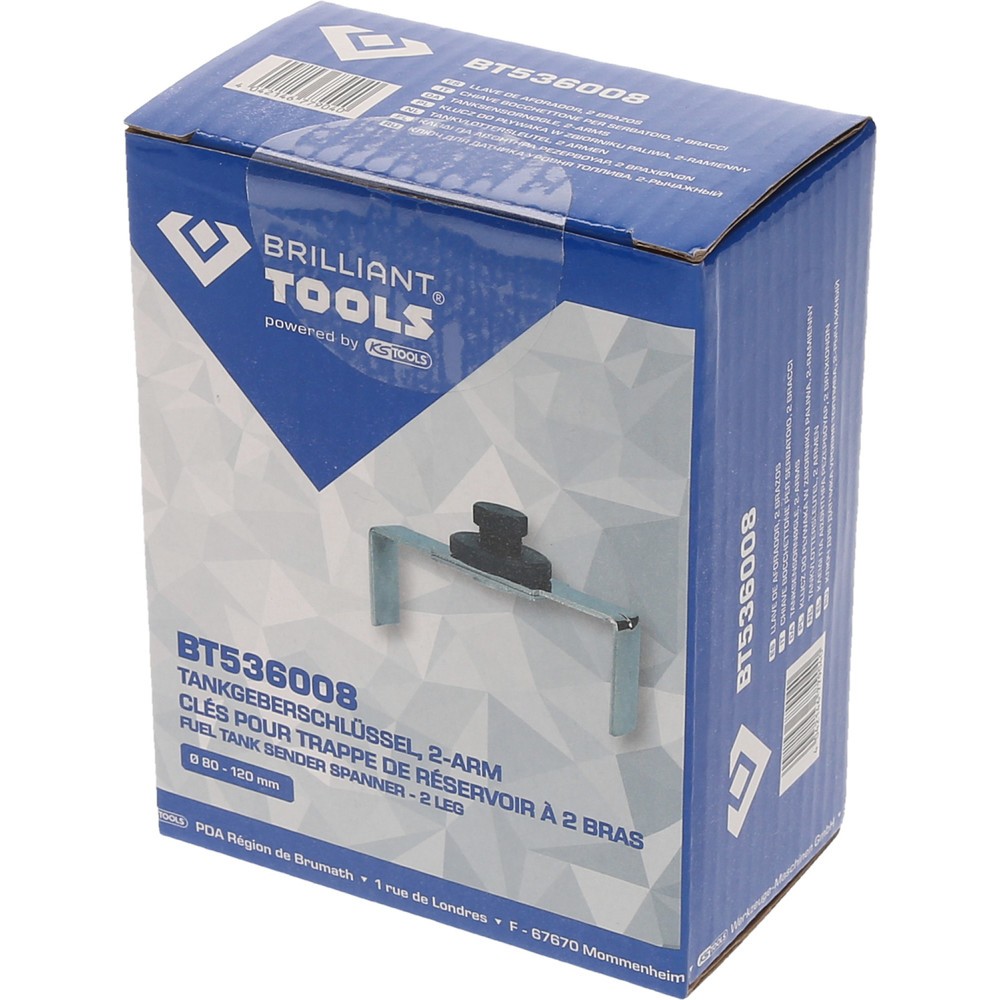 Produktabbildung Nr. 6: BRILLIANT TOOLS Tankgeberschlüssel, 2-Arm