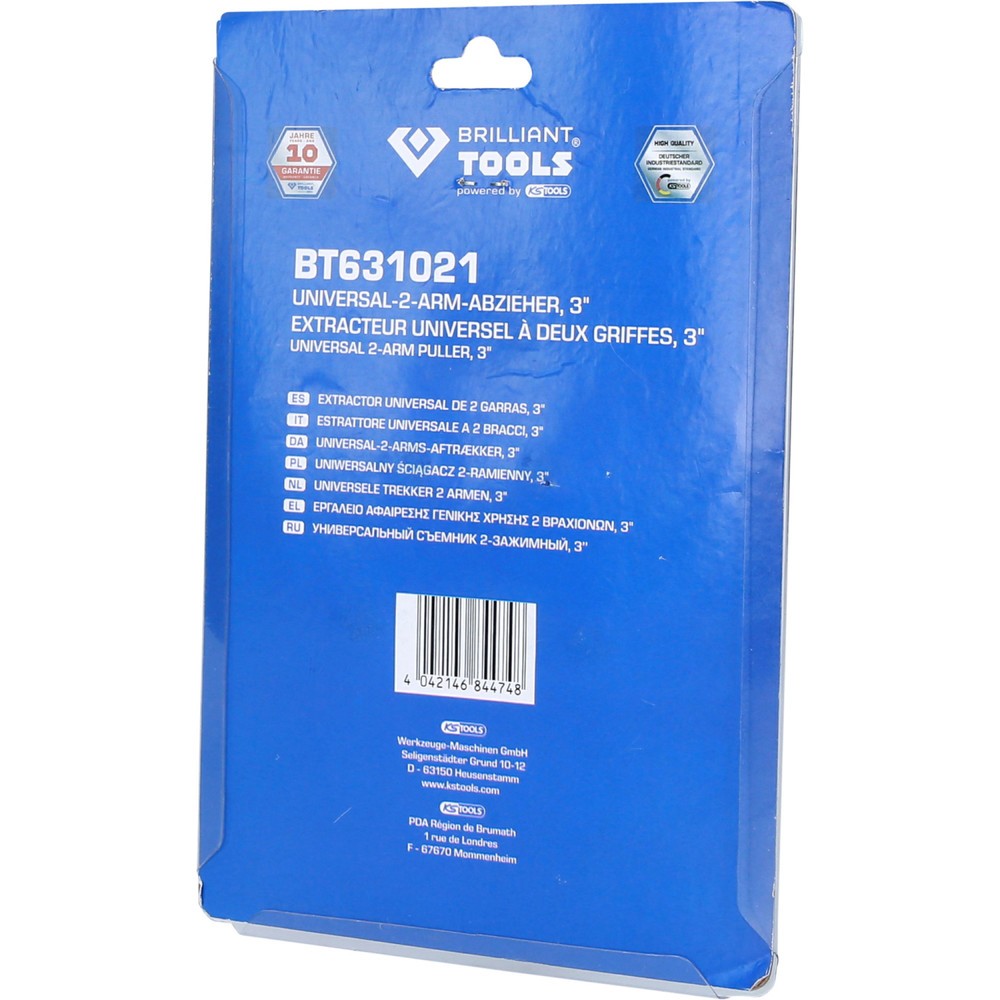 Produktabbildung Nr. 7: BRILLIANT TOOLS Universal-2-Arm-Abzieher, 3"