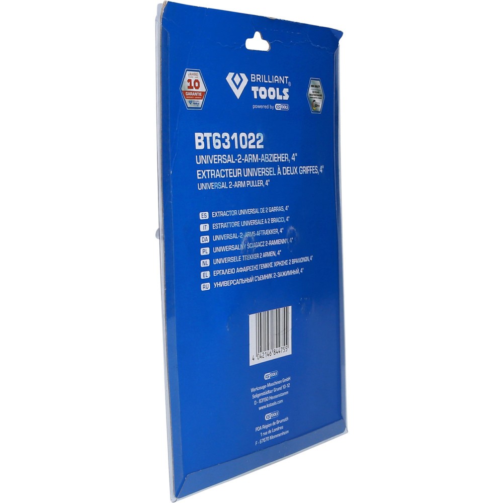 Produktabbildung Nr. 6: BRILLIANT TOOLS Universal-2-Arm-Abzieher, 4"