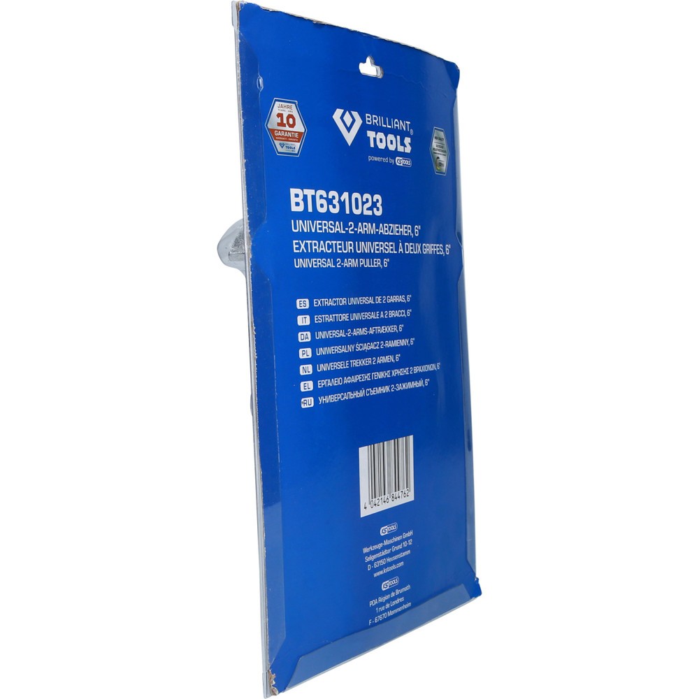 Produktabbildung Nr. 6: BRILLIANT TOOLS Universal-2-Arm-Abzieher, 6"