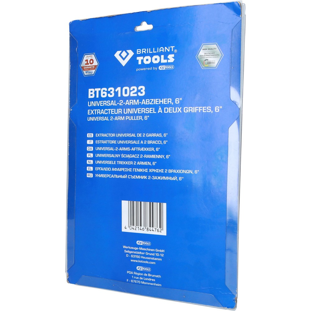 Produktabbildung Nr. 7: BRILLIANT TOOLS Universal-2-Arm-Abzieher, 6"