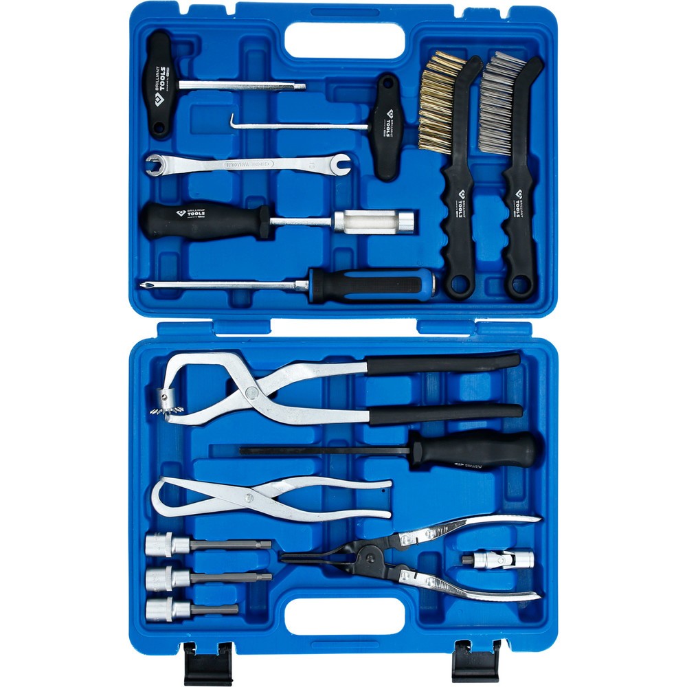 Produktabbildung Nr. 11: BRILLIANT TOOLS Universal-Bremstrommel und Bremsscheiben-Werkzeug-Satz, 15-tlg