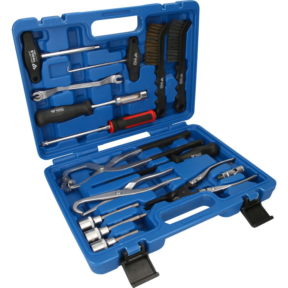Produktabbildung Nr. 7: BRILLIANT TOOLS Universal-Bremstrommel und Bremsscheiben-Werkzeug-Satz, 15-tlg
