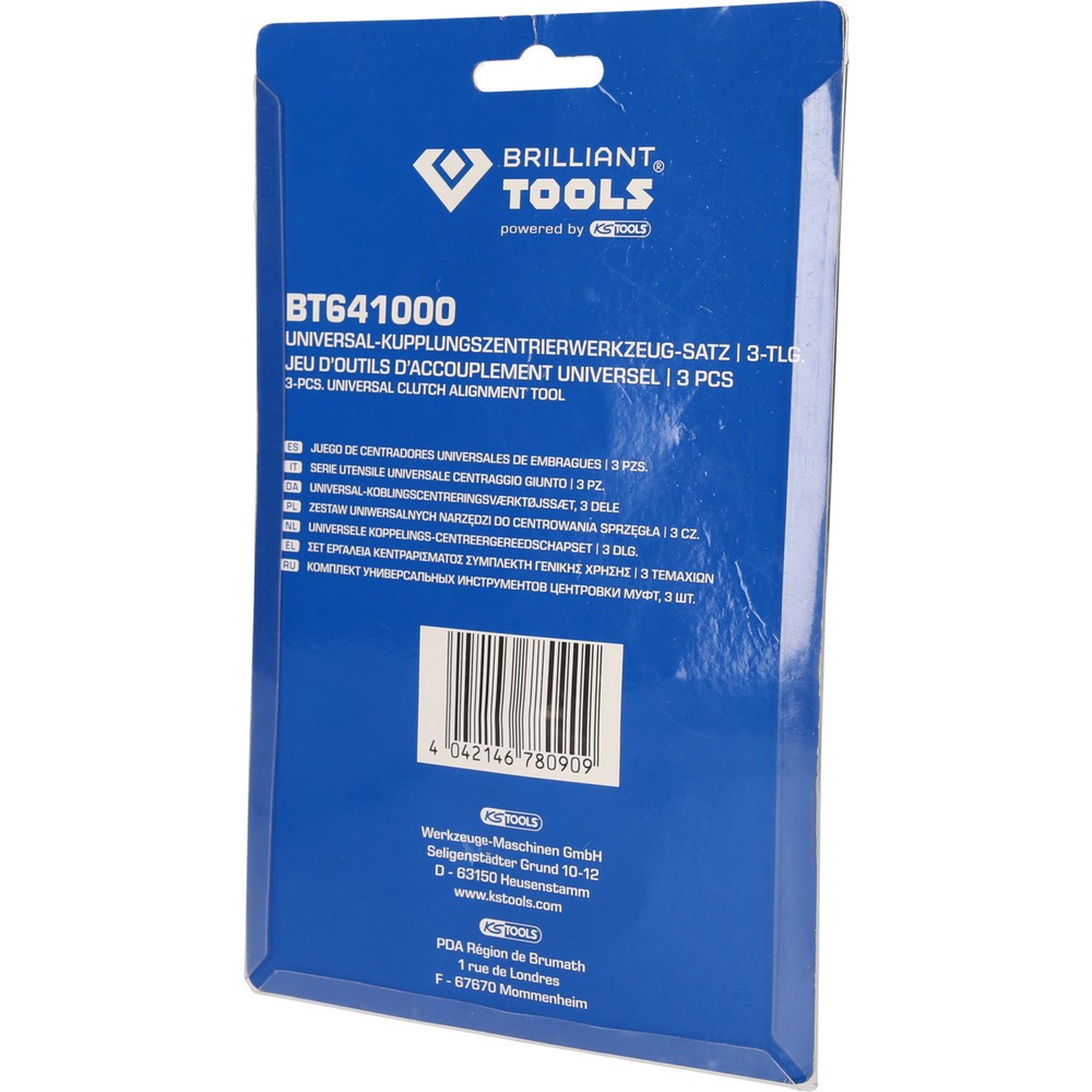 Produktabbildung Nr. 8: BRILLIANT TOOLS Universal-Kupplungszentrierwerkzeug-Satz, 3-tlg