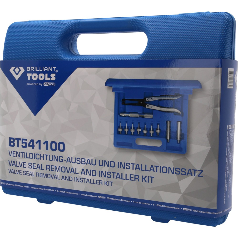 Produktabbildung Nr. 7: BRILLIANT TOOLS Ventilschaftabdichtungs-Montage und Demontage-Satz, 11-tlg