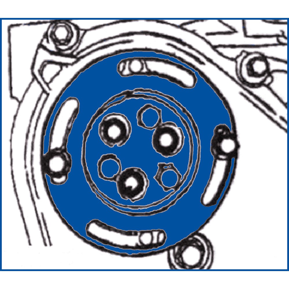 Produktabbildung Nr. 2: BRILLIANT TOOLS Wasserpumpen-Fixierwerkzeug für Opel