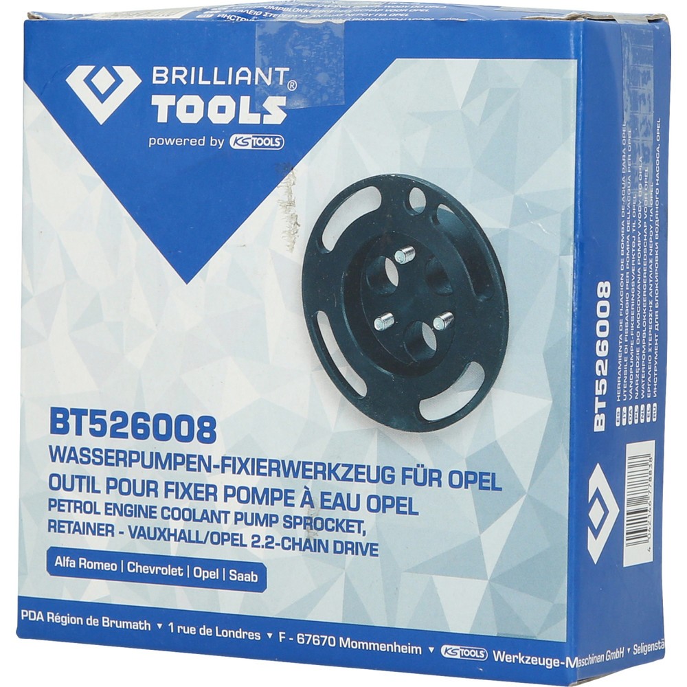 Produktabbildung Nr. 10: BRILLIANT TOOLS Wasserpumpen-Fixierwerkzeug für Opel