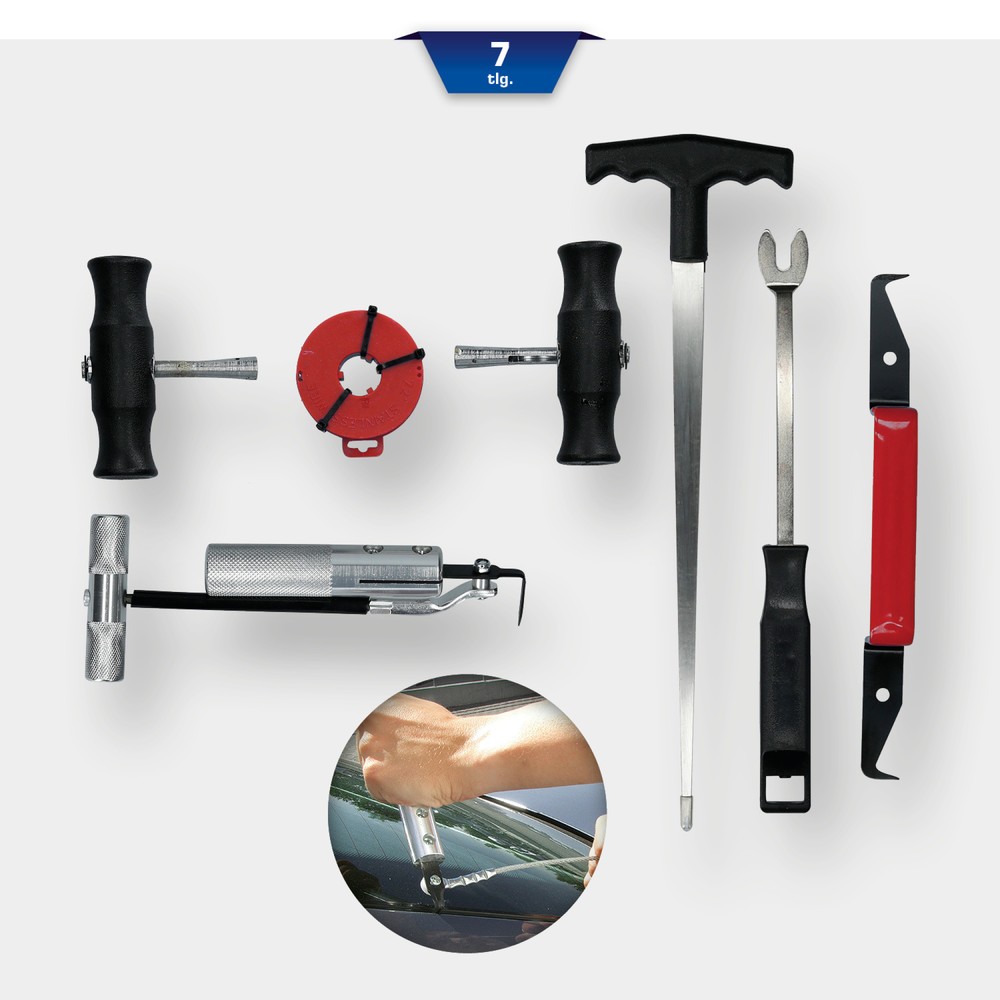 Produktabbildung Nr. 9: BRILLIANT TOOLS Windschutzscheiben-Ausbau-Satz, 7-tlg