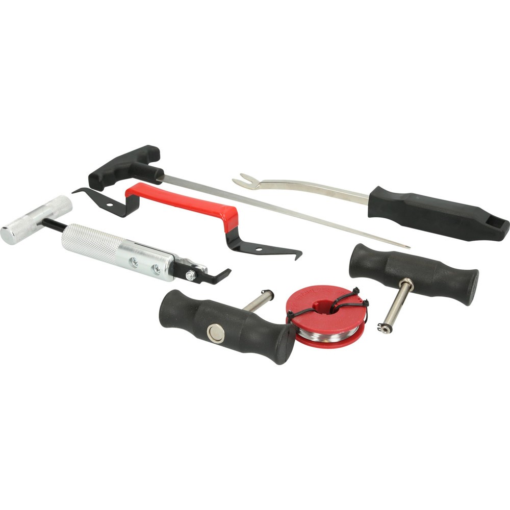 Produktabbildung Nr. 2: BRILLIANT TOOLS Windschutzscheiben-Ausbau-Satz, 7-tlg