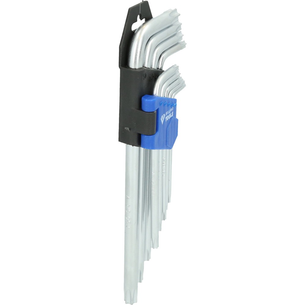 Produktabbildung Nr. 4: BRILLIANT TOOLS Winkelstiftschlüssel-Satz, 9-tlg, Torx-Profil, kurz