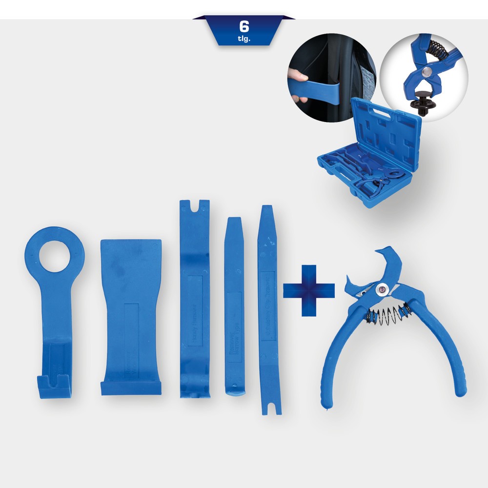 Produktabbildung Nr. 13: BRILLIANT TOOLS Zierleistenkeile-Polster-Satz, 6-tlg