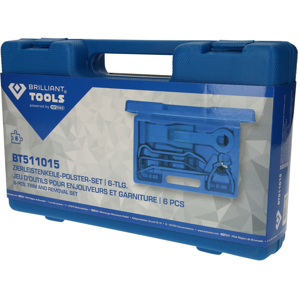 Produktabbildung Nr. 7: BRILLIANT TOOLS Zierleistenkeile-Polster-Satz, 6-tlg