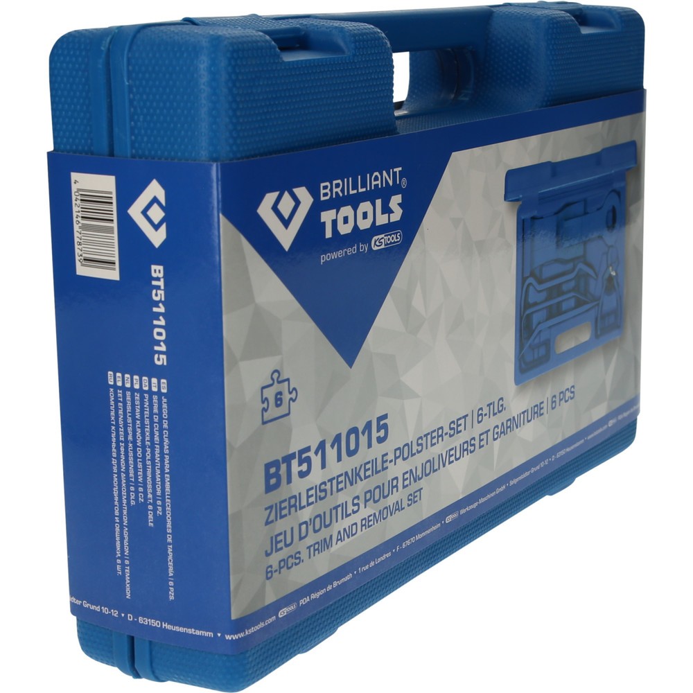 Produktabbildung Nr. 10: BRILLIANT TOOLS Zierleistenkeile-Polster-Satz, 6-tlg
