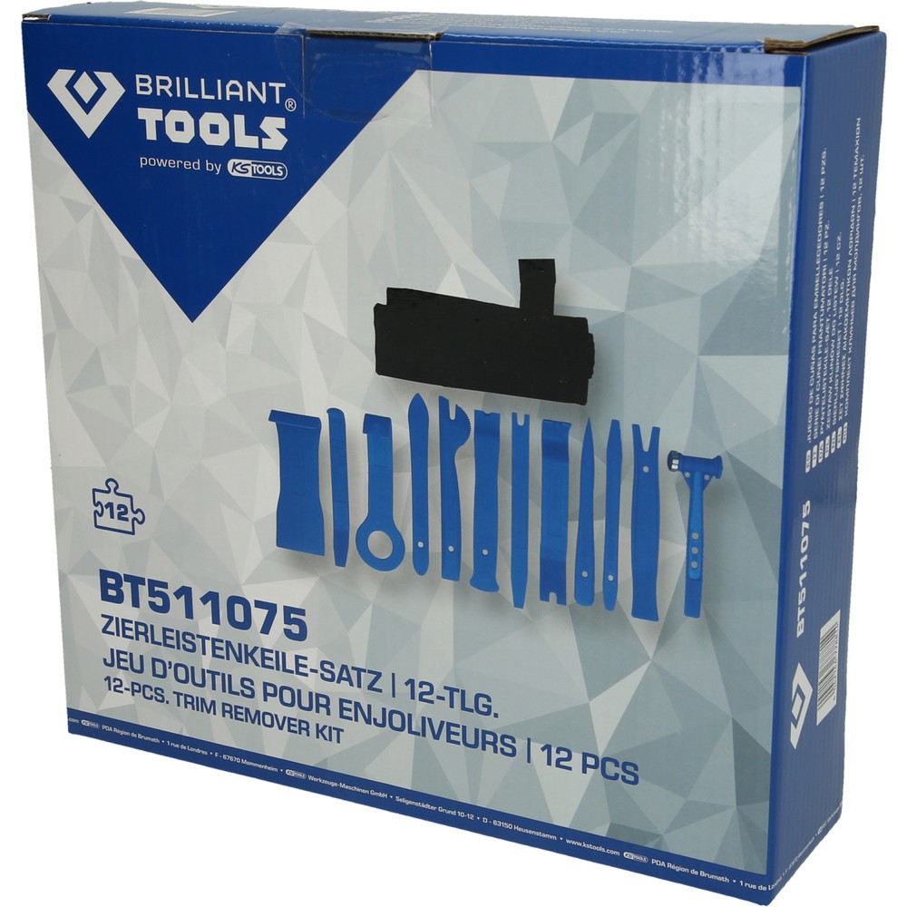 Produktabbildung Nr. 6: BRILLIANT TOOLS Zierleistenkeile-Satz, 12-tlg