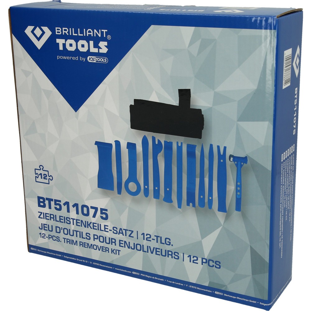 Produktabbildung Nr. 8: BRILLIANT TOOLS Zierleistenkeile-Satz, 12-tlg