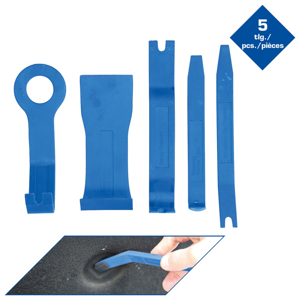 Produktabbildung Nr. 2: BRILLIANT TOOLS Zierleistenkeile-Satz, 5-tlg