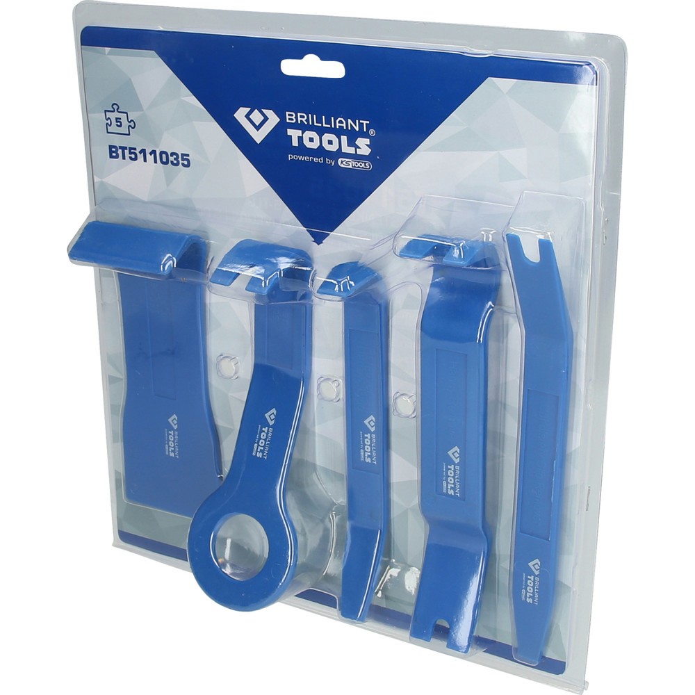 Produktabbildung Nr. 7: BRILLIANT TOOLS Zierleistenkeile-Satz, 5-tlg