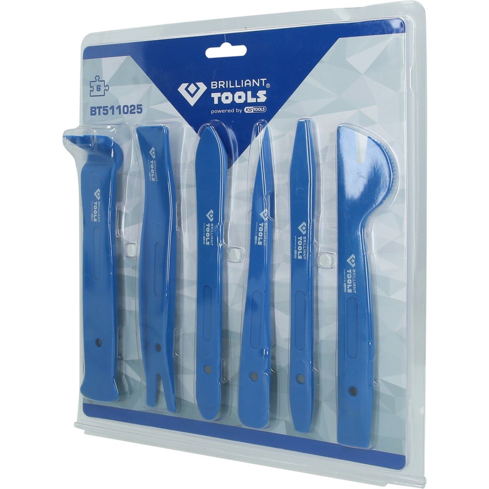 Produktabbildung Nr. 7: BRILLIANT TOOLS Zierleistenkeile-Satz, 6-tlg
