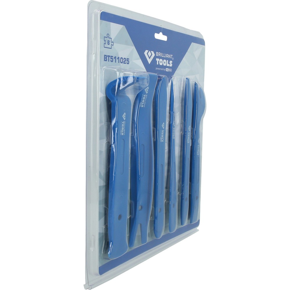 Produktabbildung Nr. 10: BRILLIANT TOOLS Zierleistenkeile-Satz, 6-tlg
