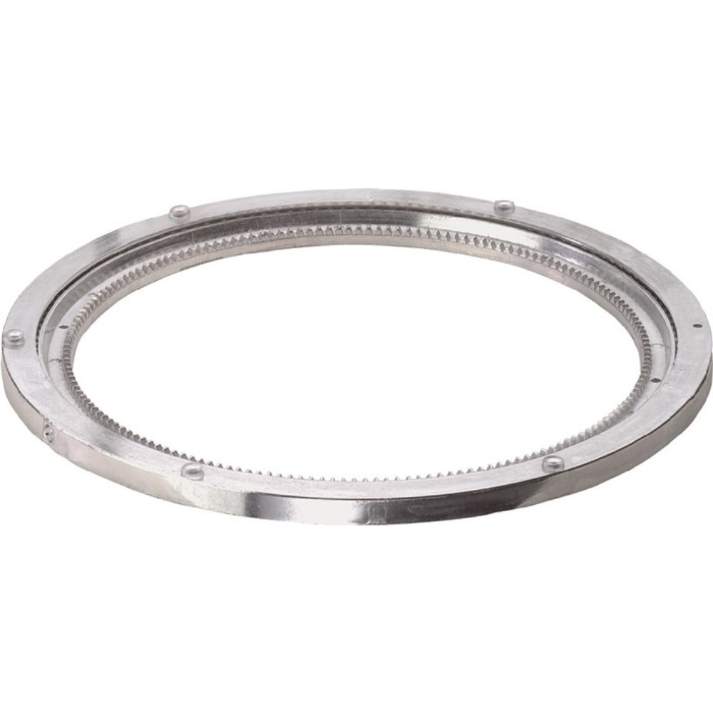 Produktabbildung: BS ROLLEN Drehkranz, Stärke 13 mm, Ø 330 mm Tragfähigkeit 300 kg, mit Verzahnung