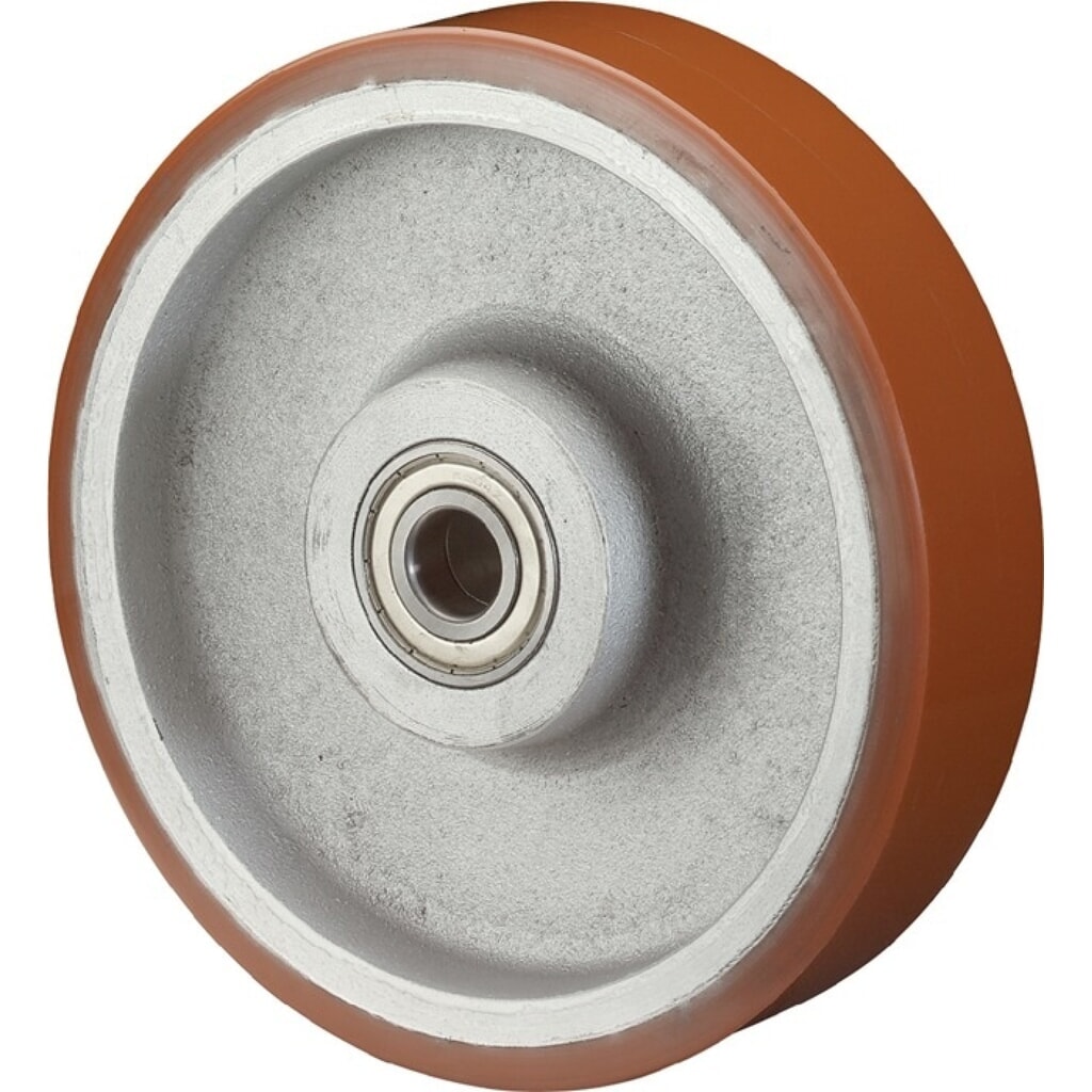 BS ROLLEN Ersatzrad, Aluminium/Guss, Rad-Ø 150 mm Tragfähigkeit 700 kg, Achs-Ø 20 mm Nabenlänge 50 mm Produktabbildung: BS ROLLEN Ersatzrad, Aluminium/Guss, Rad-Ø 150 mm Tragfähigkeit 700 kg, Achs-Ø 20 mm Nabenlänge 50 mm