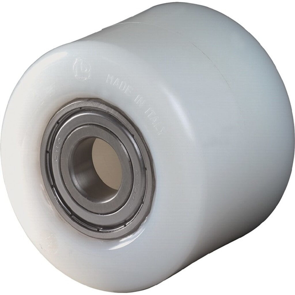 BS ROLLEN Gabelrolle, Rad-Ø 82 mm, Polyamid Naben-L. 66 mm Rad-B. 70 mm Produktabbildung: BS ROLLEN Gabelrolle, Rad-Ø 82 mm, Polyamid Naben-L. 66 mm Rad-B. 70 mm