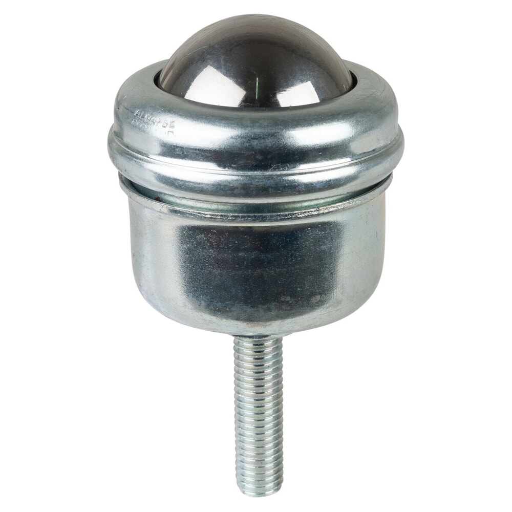 Produktabbildung: BS ROLLEN Kugelrolle mit Gewindezapfen, Stahl, Ø 40 mm, TK 110 kg