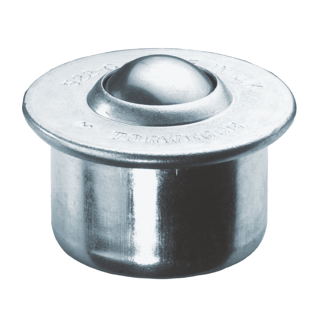 Produktabbildung: BS ROLLEN Kugelrolle, Stahl, Ø 15 mm, TK 50 kg